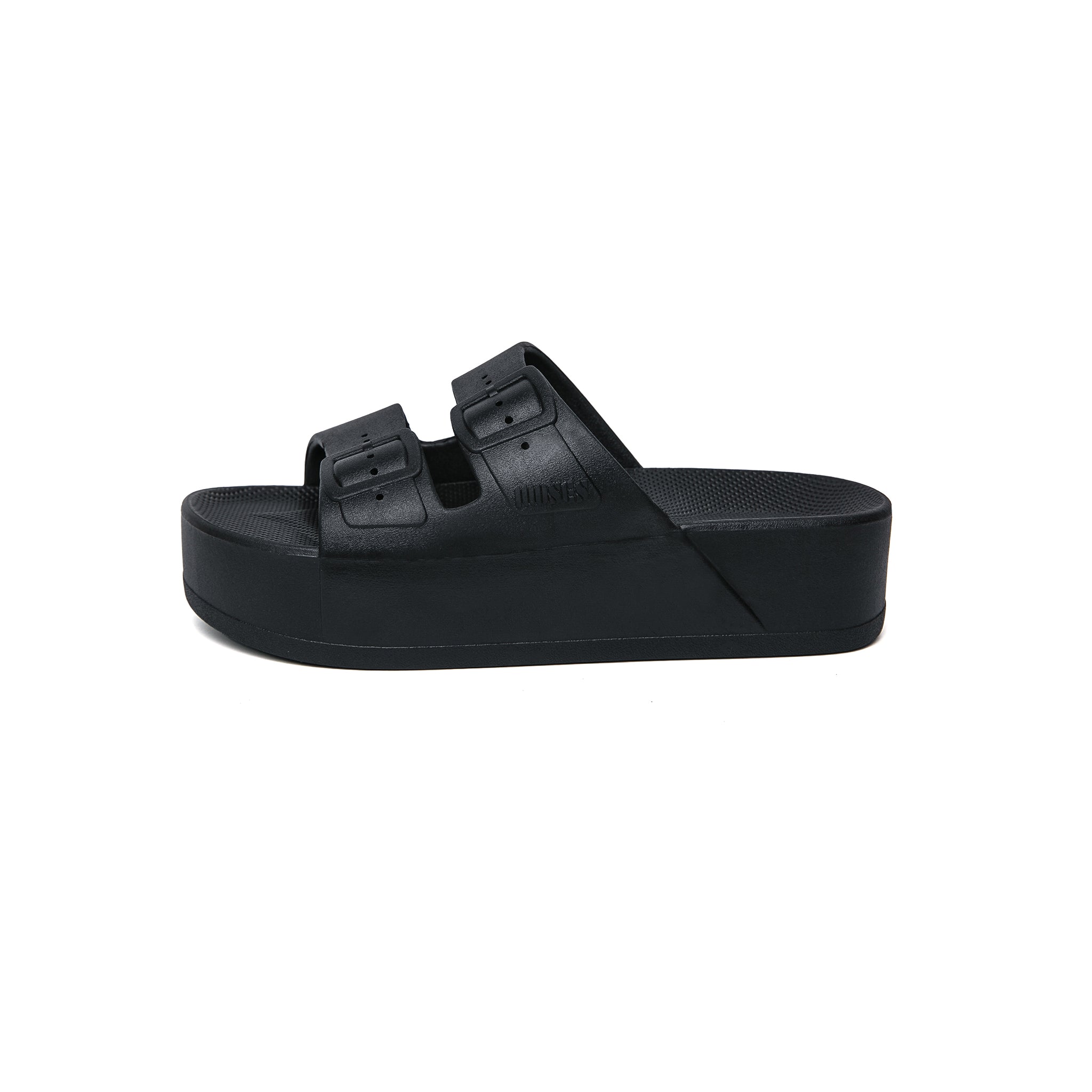 HIGH BLACK Slides – Freedom Moses