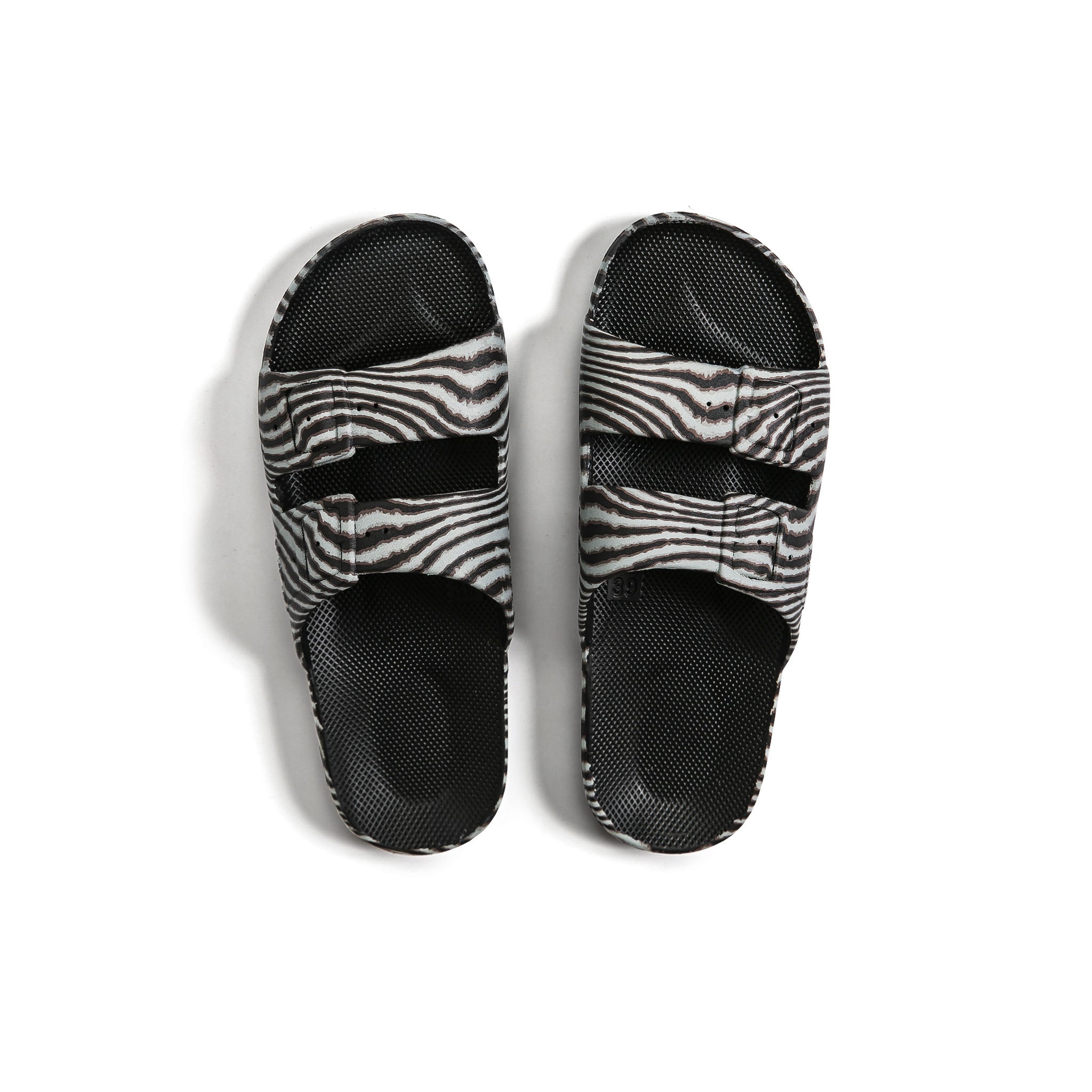 ZAZU BLACK Slides – Freedom Moses