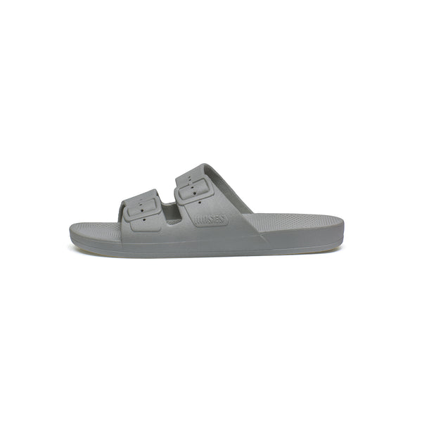 Buy shoes online - GREY Slides - Shop at Freedom Moses